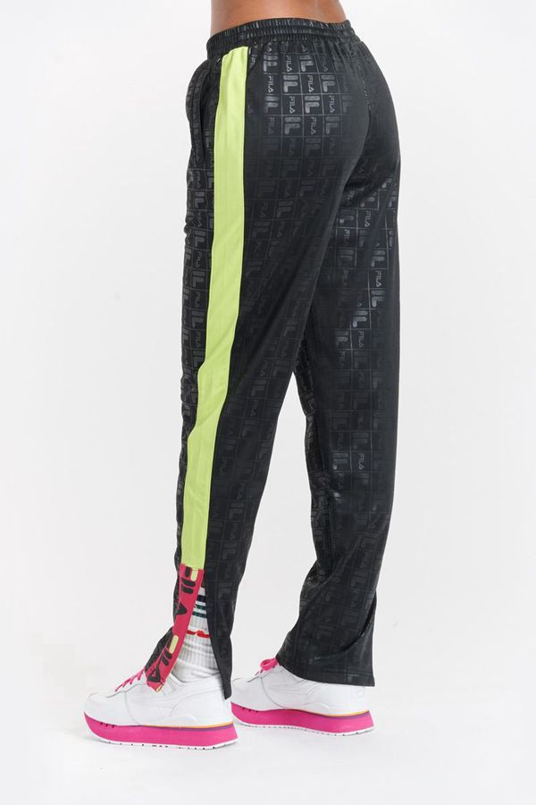 Pantalones Fila Mujer Negras / Moradas / Verde - Moya Track - España 698021HKE